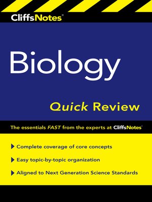 cover image of CliffsNotes Biology Quick Review